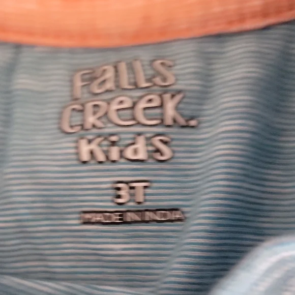 Cat & Jack Blue and Orange Short Sleeve Tees-6 Pack - Picture 9 of 11